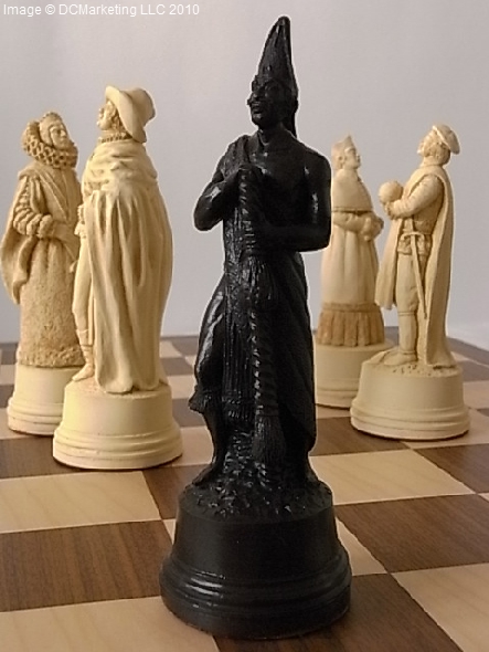 Columbus Plain Theme Chess Set